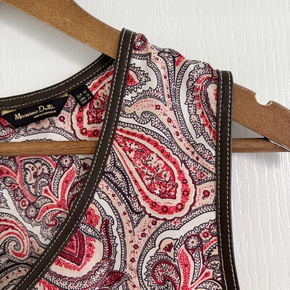 Massimo Dutti Dress Silk Paisley Shift - Picture 4 of 11